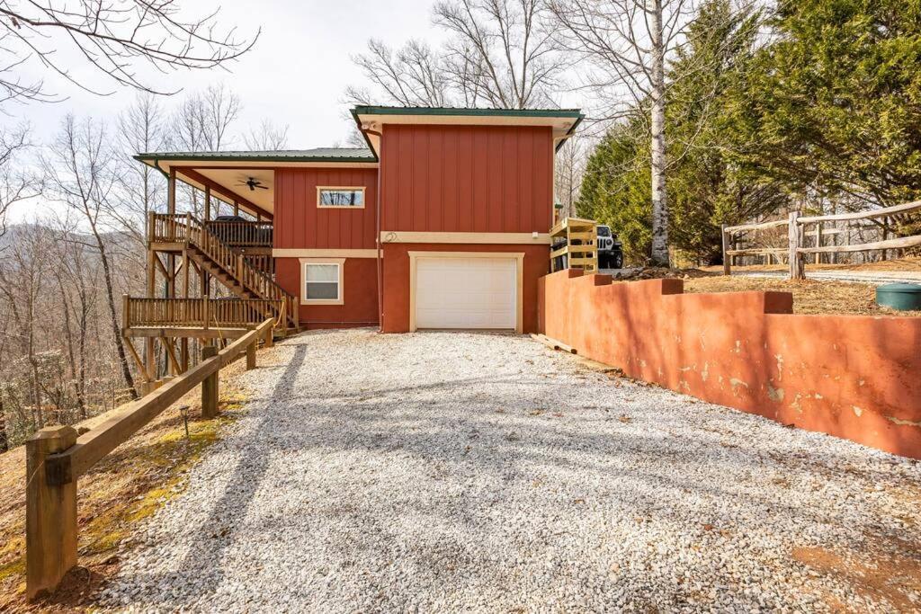 Red Rooster Family Cabin W/Hot Tub+Fire Pit+View Franklin Exterior foto